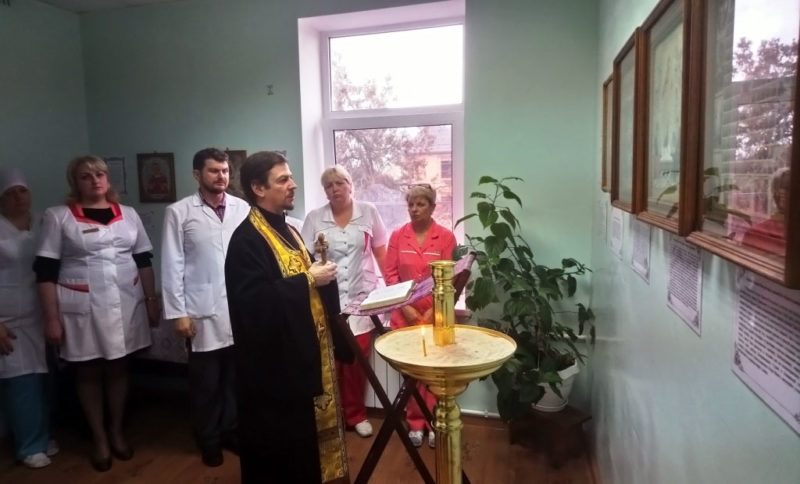 В паллиативном отделении станицы Казанской открыта молитвенная комната после ремонта