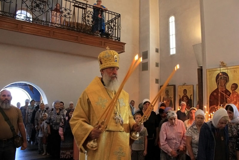 11 августа 2019 года, Свято-Никольский храм станицы Кавказской с архипастырским визитом посетил епископ Тихорецкий и Кореновский Стефан