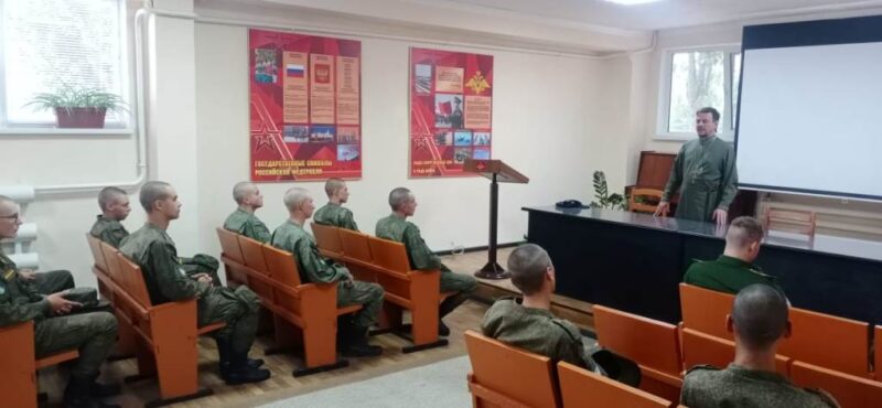 Состоялась очередная встреча протоиерея Кассиана Кравцова с военнослужащими