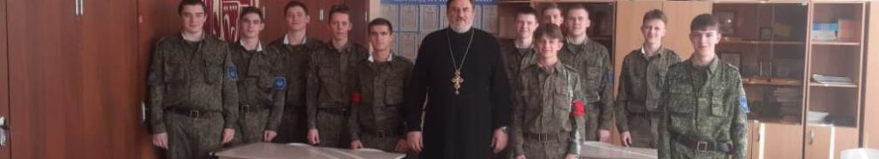 В праздник Крещения Господня, настоятель Свято–Михайло-Архангельского храма станицы Темижбекской