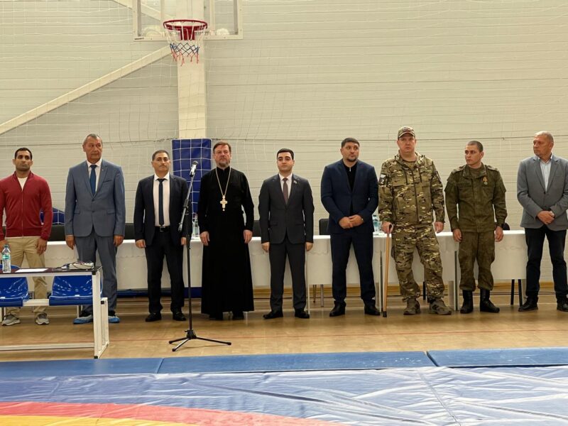 В станице Казанской прошло межрайонное соревнование по греко-римской борьбе